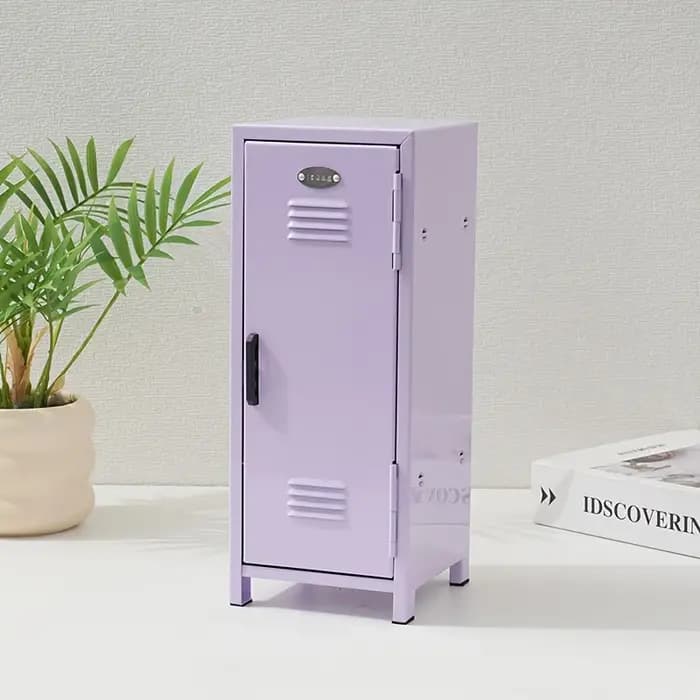 Armoire de rangement compacte en métal - Mini coffre-fort pour bureau