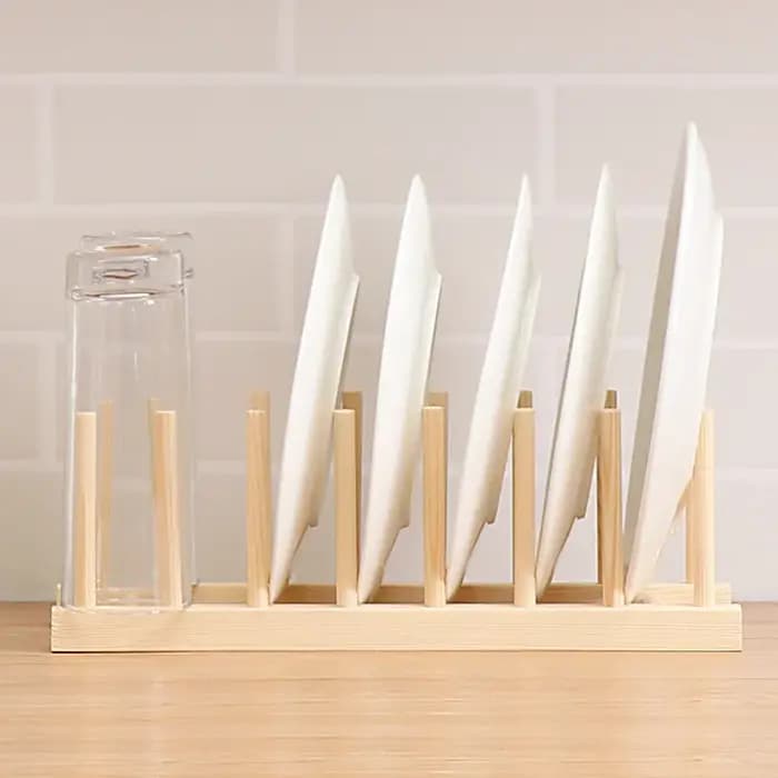 2026 DIY Égouttoir de rangement en bambou et bois pour placards