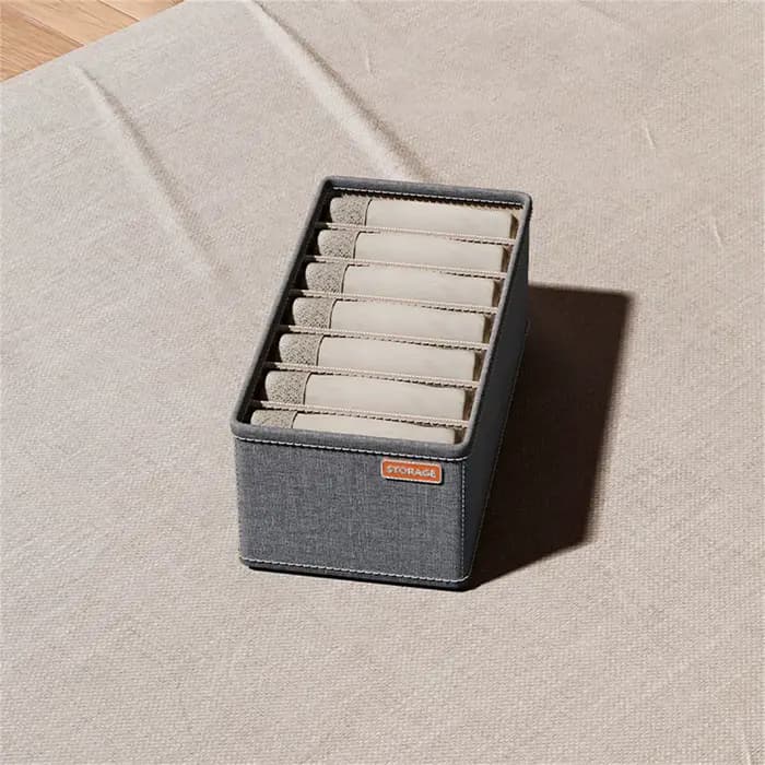 Organisateur de vêtements de garde-robe 6-20 grilles vêtements pantalons jean boîte de rangement sou