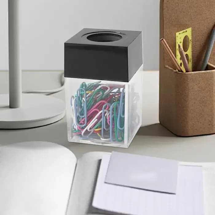 Nouveau porte-papier Clips distributeur bureau boîte d'absorption magnétique