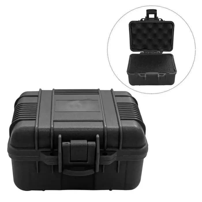 Boîte de rangement extérieure en plastique avec mousse antichoc - Utilisée pour certains articles fragiles