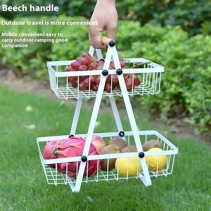 Support de cuisine pour fruits et légumes bleus