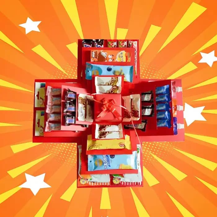 Boîte cadeau DIY album photo surprise