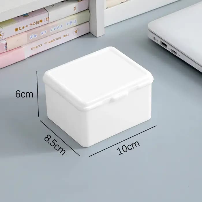 Boîte de rangement en plastique transparent