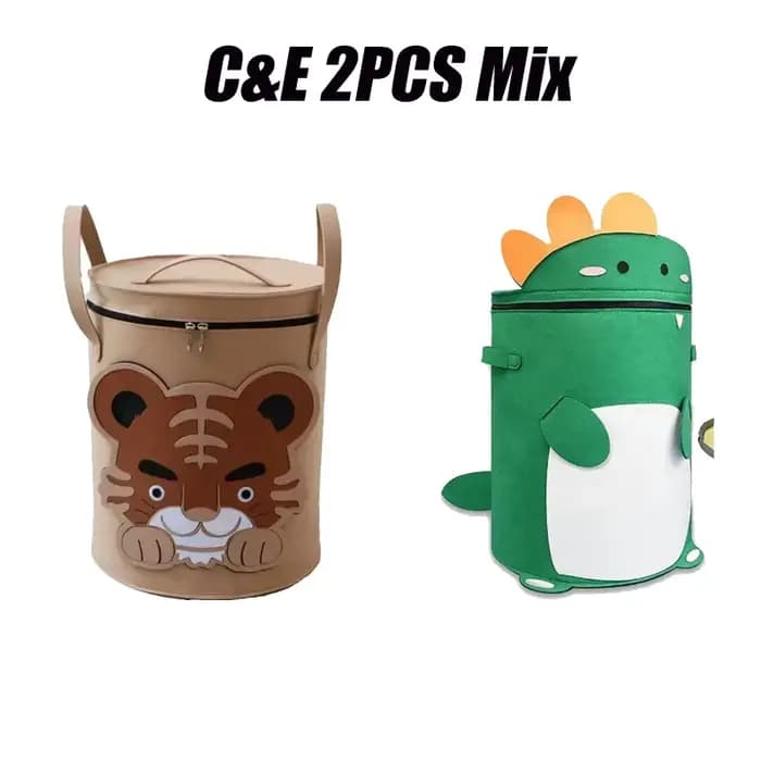 Sac de rangement pour jouets d'enfants avec couvercle