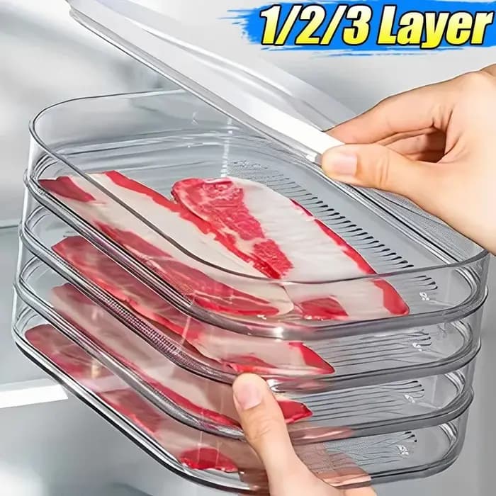 Boîtes de préparation de repas empilables avec couvercle