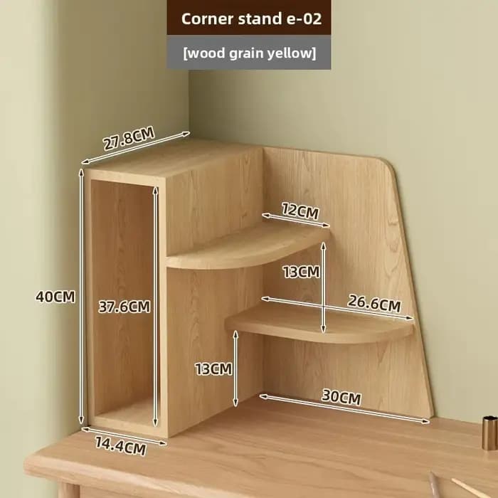 Organisateur d'angle de bureau moderne peu encombrant