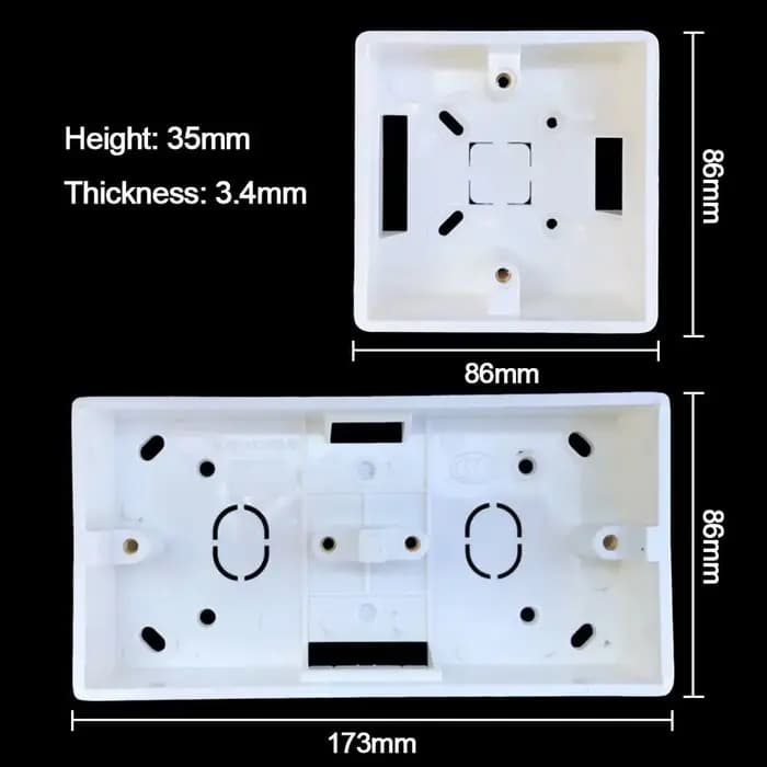 Boîtier de Rangement pour Câblage Type 86