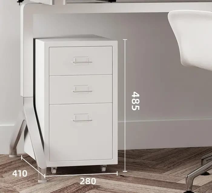 Armoires de Rangement Mobiles Multicouches avec Roues pour le Bureau et la Maison