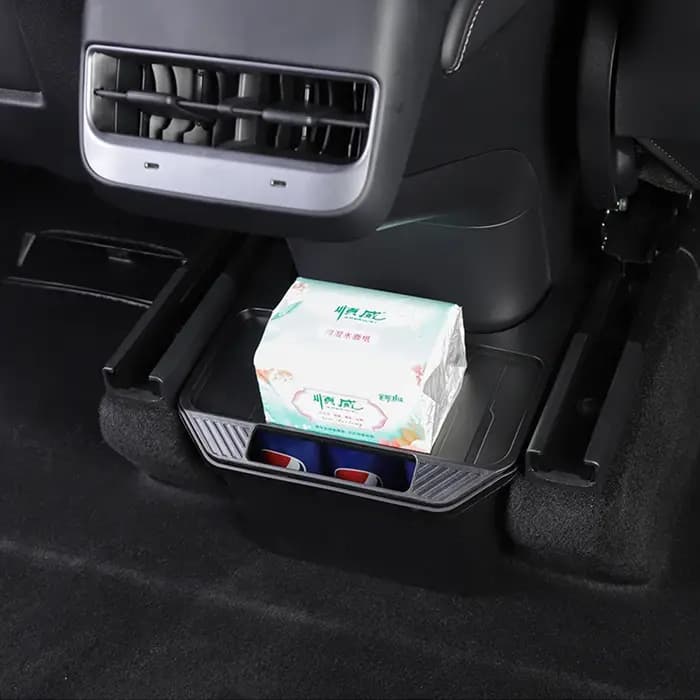 Boîte de rangement de siège arrière pour Tesla modèle Y 2021 – 2024