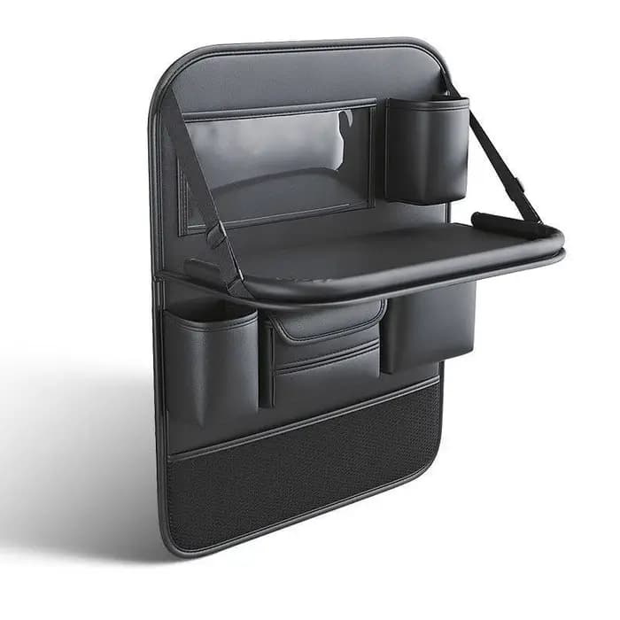 Support de rangement pour dossier de siège de voiture, sac de rangement pour dossier de siège, petite table pliante pour rangement arrière de voiture, accessoires pour essentiels de voiture