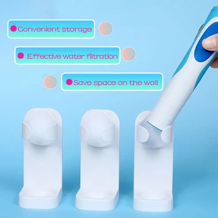 Porte-brosse à dents électrique mural pour adultes