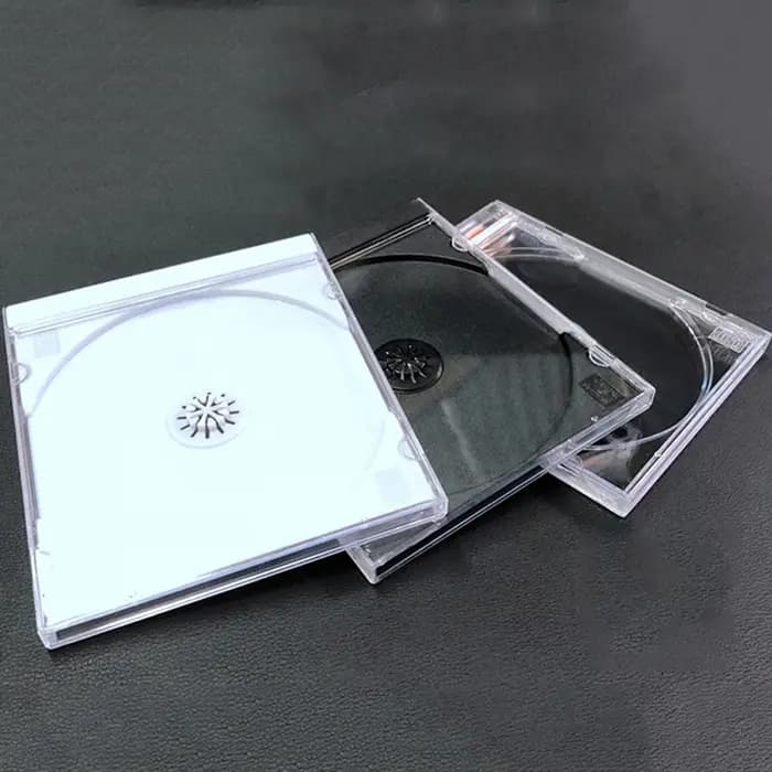 Boîte à CD transparente de haute qualité