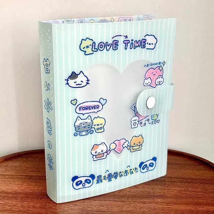 WAKAWAKA A6 classeur de rangement Kawaii organisateur de documents avec motif trèfle Vintage Showa Style page fixe