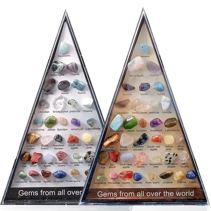 Échantillons de minerai de quartz du monde