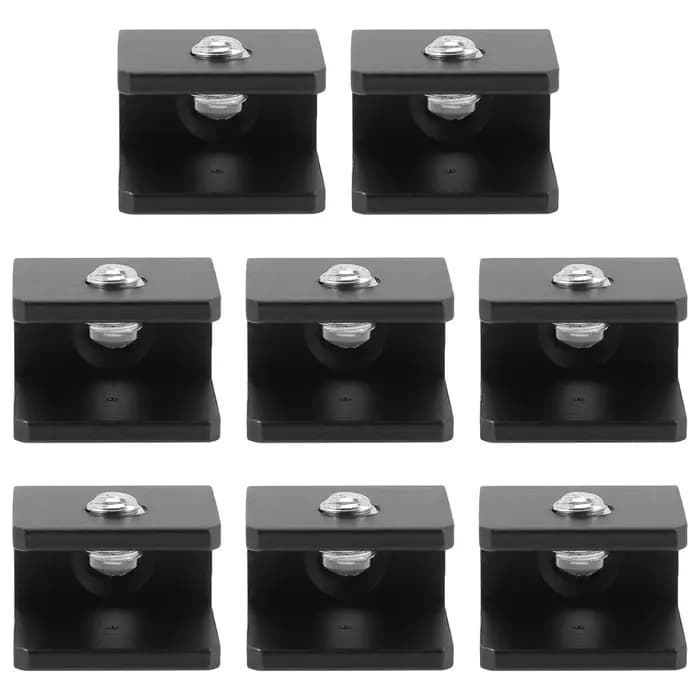 8 supports de tablette en verre robustes à fixation murale pour salon