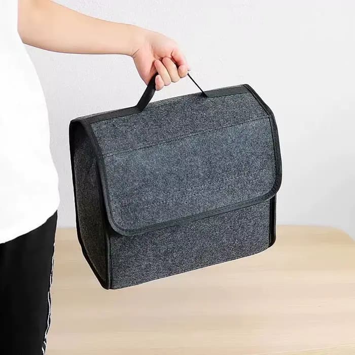 Boîte de rangement en feutre pour voiture