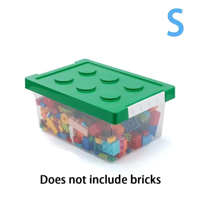 Boîte de rangement de blocs de construction pour enfants, organisateur de jouets, boîtier de blocs e