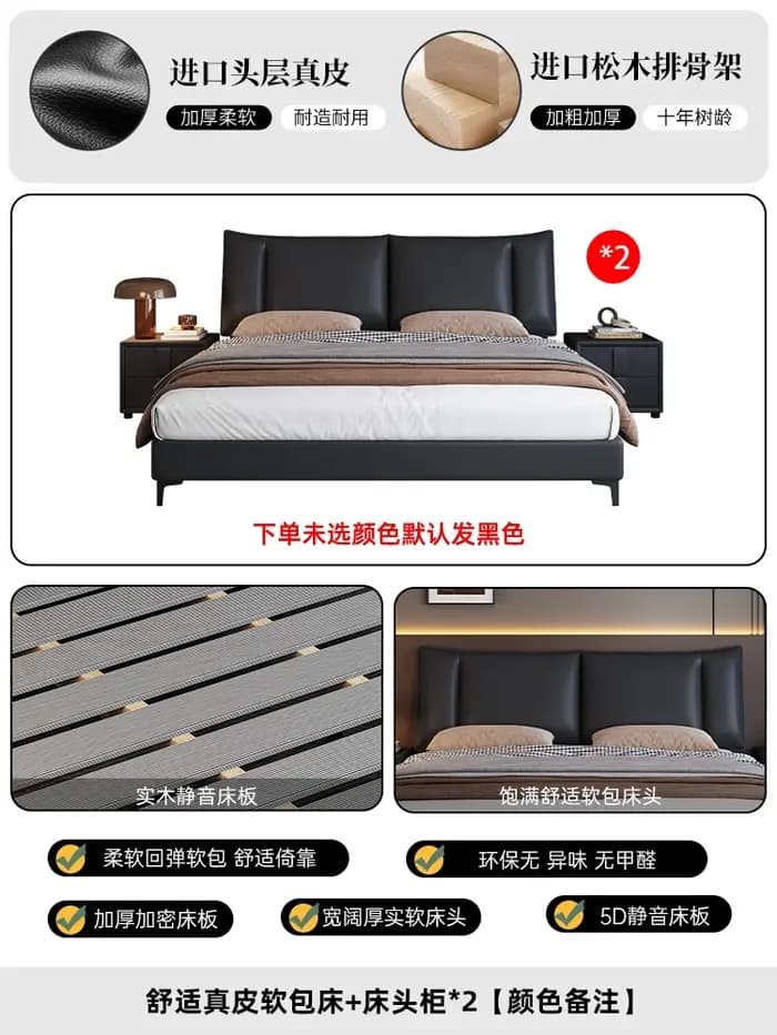 Tables de chevet lit de rangement Unique rembourré Double têtes de lit chambre luxe Muebles Para dortoir meubles accessoires