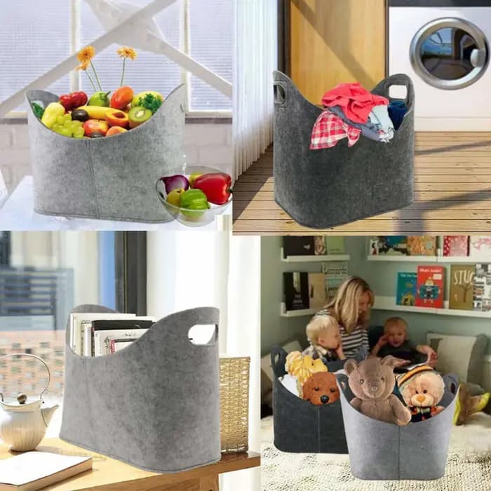 Panier de rangement en feutre