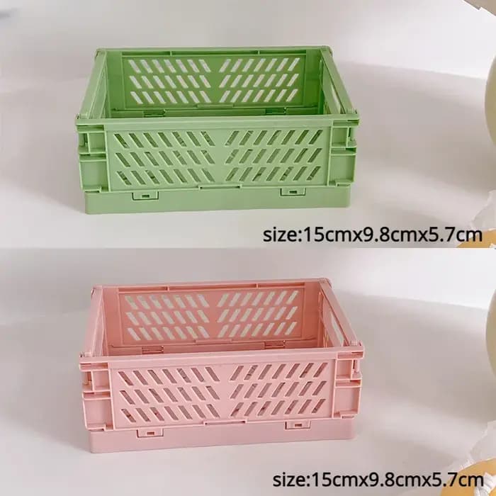 Caisse de rangement pliable en plastique