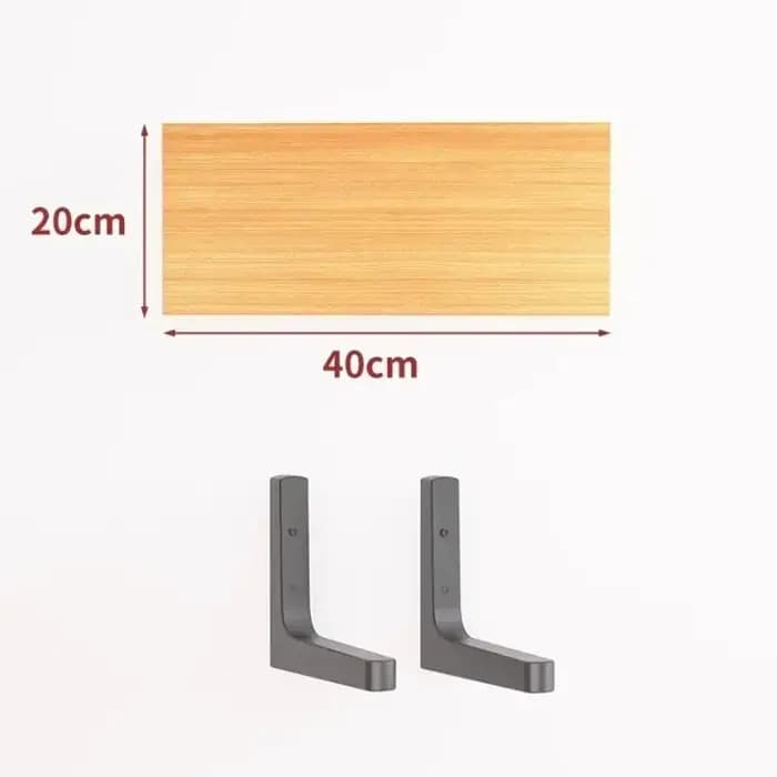 ♥ Étagères flottantes murales avec supports – Étagères de rangement décoratives pour le salon, la ch
