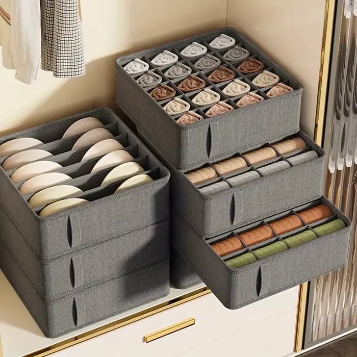 Tiroir organisateur de sous-vêtements chaussettes soutien-gorge pantalons boîte de rangement de vêtements armoire de
