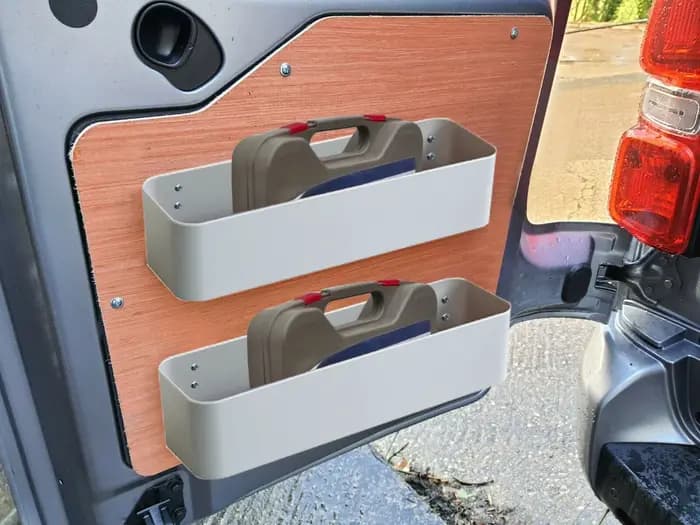 Lot de 2 boîtes de rangement universelles pour fourgonnette