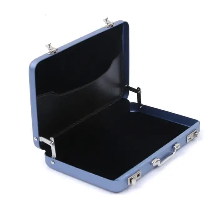 Nouvelle boîte de rangement en aluminium ID d'affaires porte-carte de crédit Mini valise porte-carte bancaire étui à bijoux organisateur Rectangle