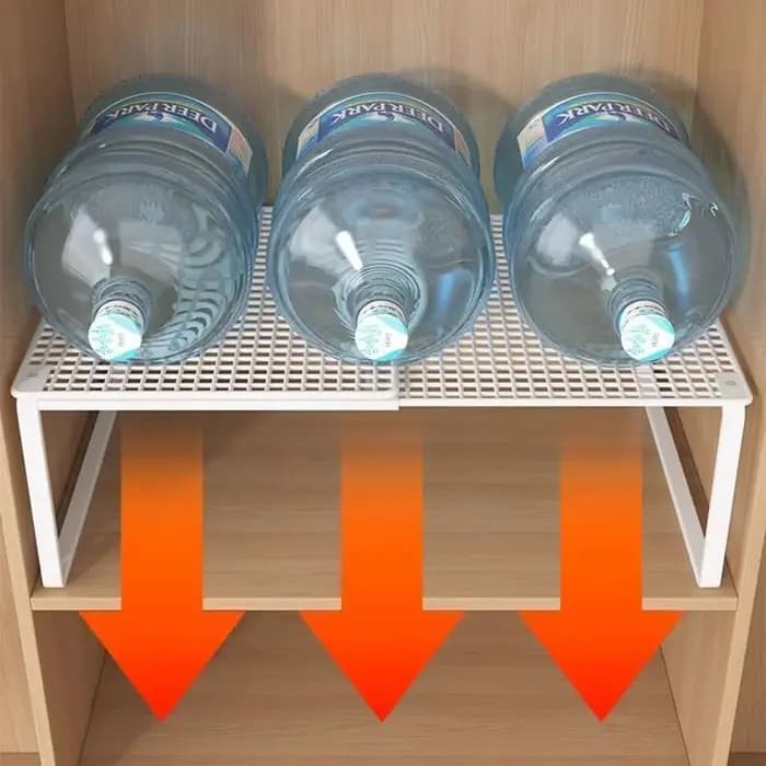 Étagère de placard télescopique empilable, séparateur de rangement extensible pour armoire, organisateur de placard réglable, planche de séparation de garde-robe antirouille