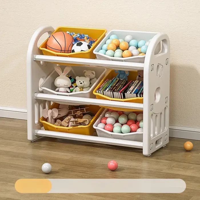 Armoire de rangement pour jouets d'enfants, grande capacité, multifonctionnelle, boîte de rangement pour classification et tri