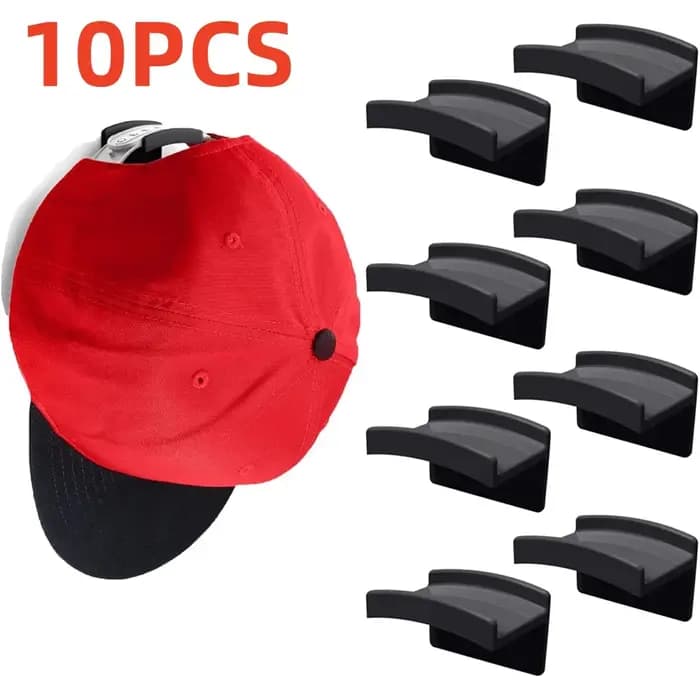 10 pièces porte-casquettes nouveau capuchon de Baseball crochet noir conception Simple support de chapeau