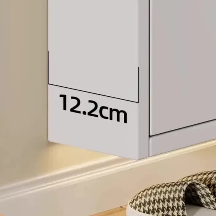 Petit meuble à chaussures multi-compartiments pour balcon