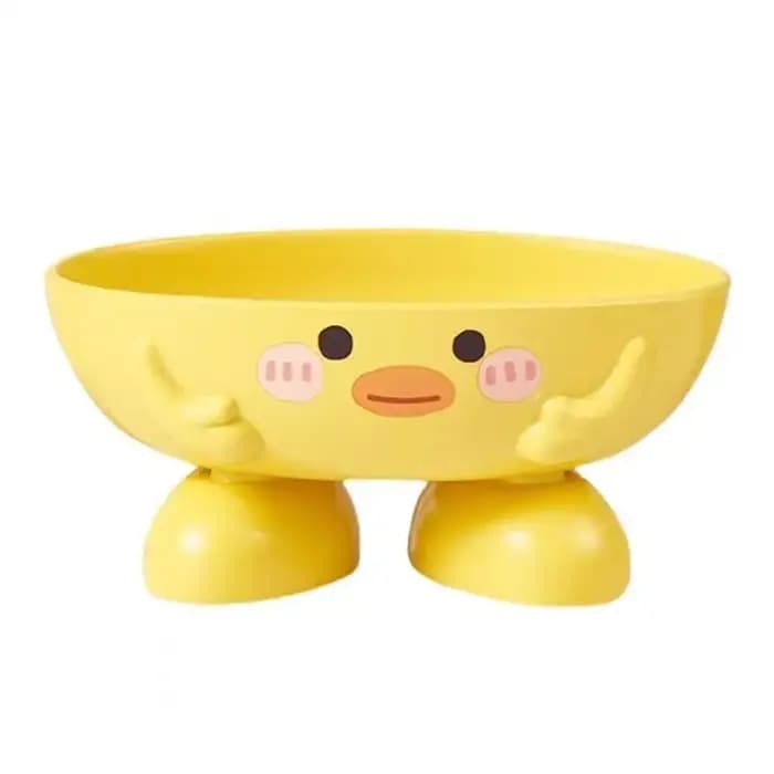 Porte-savon avec vidange en forme de canard