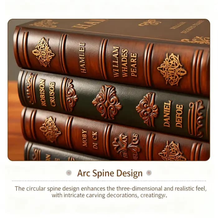 Boîte de faux livres, livre de Simulation Vintage pour porte-bijoux