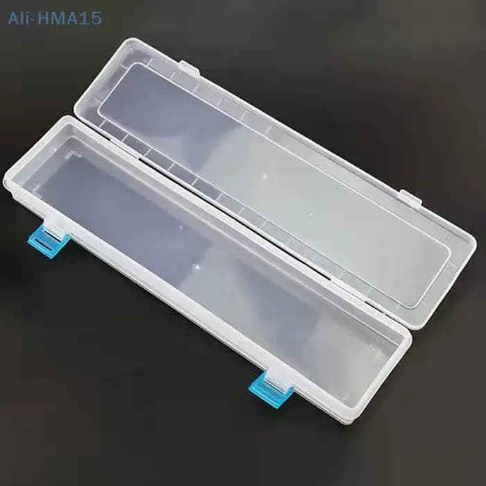 Boîte de rangement transparente pour pinceaux