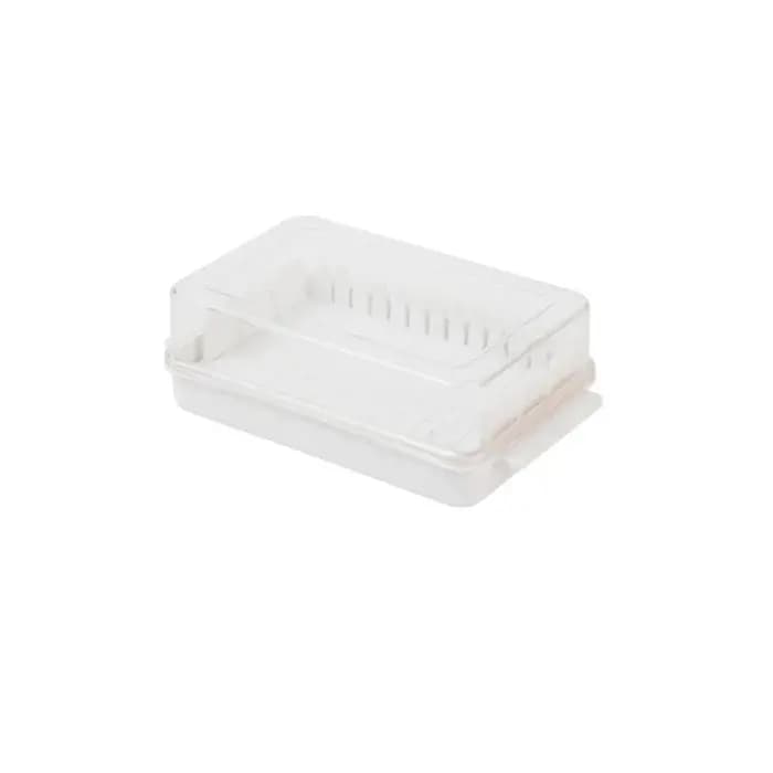 Boîte de rangement pour plat à beurre, couvercle couvert en plastique pour le stockage hermétique du plateau à fromage, outils de cuisine 1 pièce