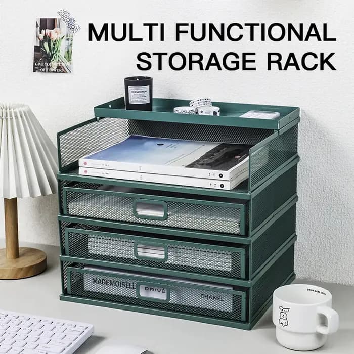 Support de rangement de bureau avec tiroir