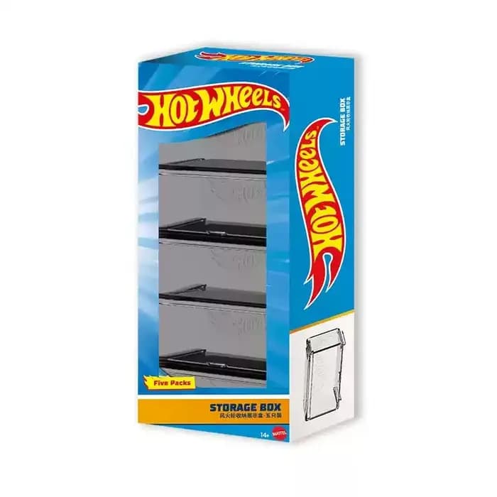 Boîte de rangement et vitrine pour modèles de voitures Hot Wheels pour garçons, pour véhicules non télécommandés, combine jeu avec voitures à rails et voitures motorisées