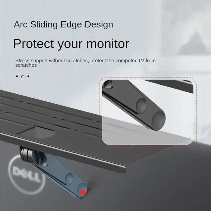 Étagère supérieure de moniteur d'ordinateur réglable
