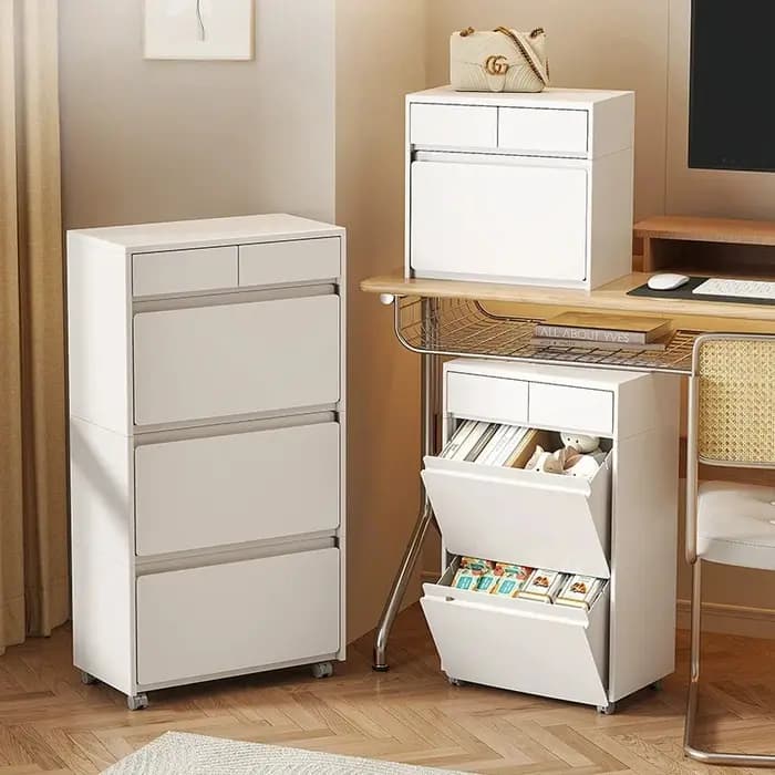 Armoire de rangement multi-niveaux grande capacité