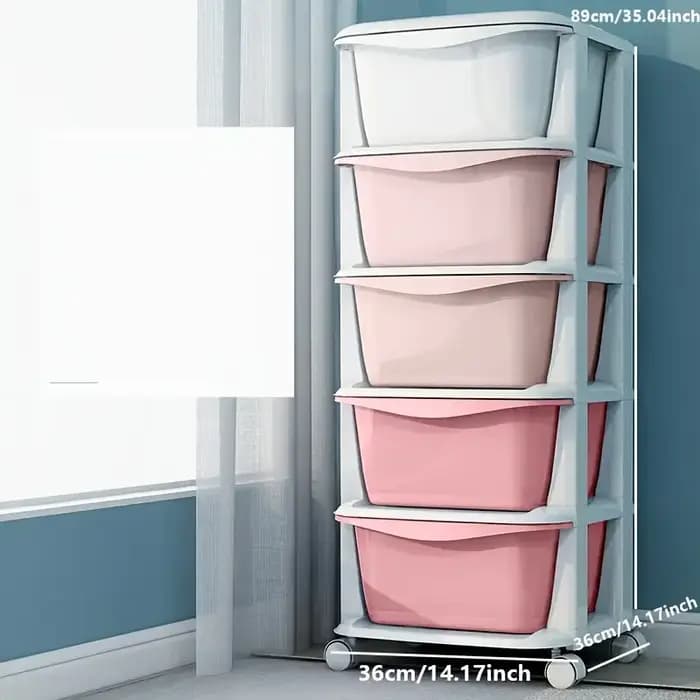 Tiroir en plastique type armoire de rangement multicouche