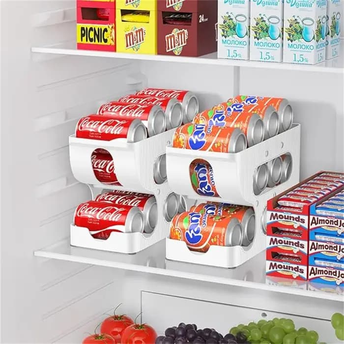 1 pièce : Distributeur de canettes de soda pour réfrigérateur et congélateur