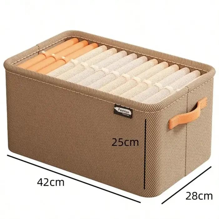 Boîte de rangement pour vêtements et pantalons, panier de rangement pour articles ménagers et jouets, organisation de la garde-robe pour chambre et dortoir.
