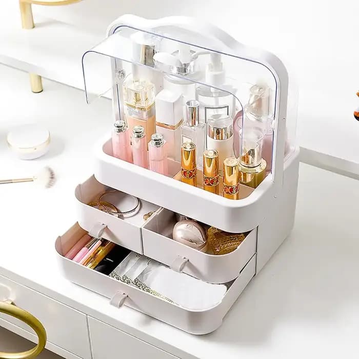 Organisateur de comptoir de cosmétiques pour commode