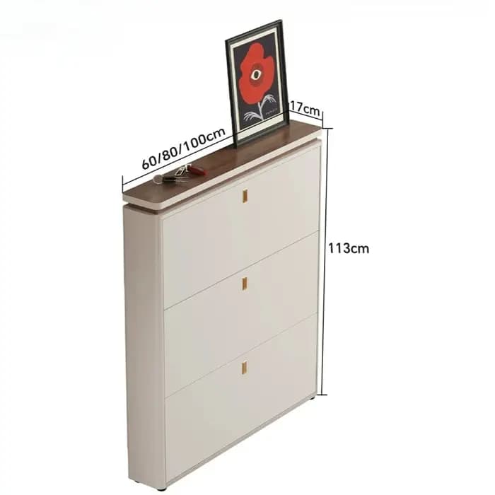 Organisateur de chaussures de balcon, meuble à chaussures mince de luxe en bois, étagère à chaussures pour entrée d'hôtel, organisateur de chaussures, mobilier de chambre