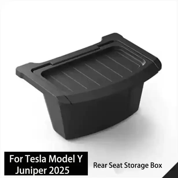 Boîte de rangement pour siège arrière pour Tesla Model Y Juniper 2025
