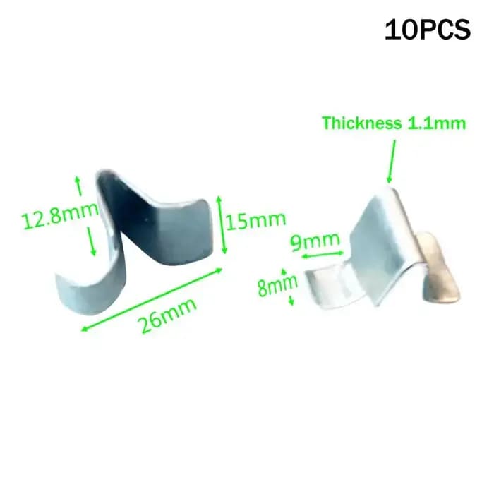 Clips d'étagère d'armoire en métal robuste, 10 pièces, Supports d'étagères durables pour classeurs r