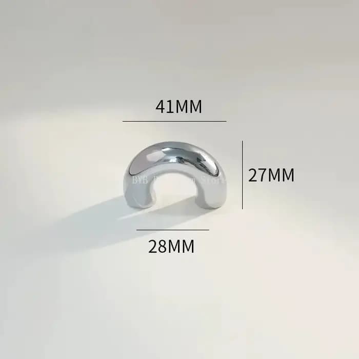 Poignées de meuble en laiton rétro minimalistes en forme de fer à cheval pour armoire à chaussures,
