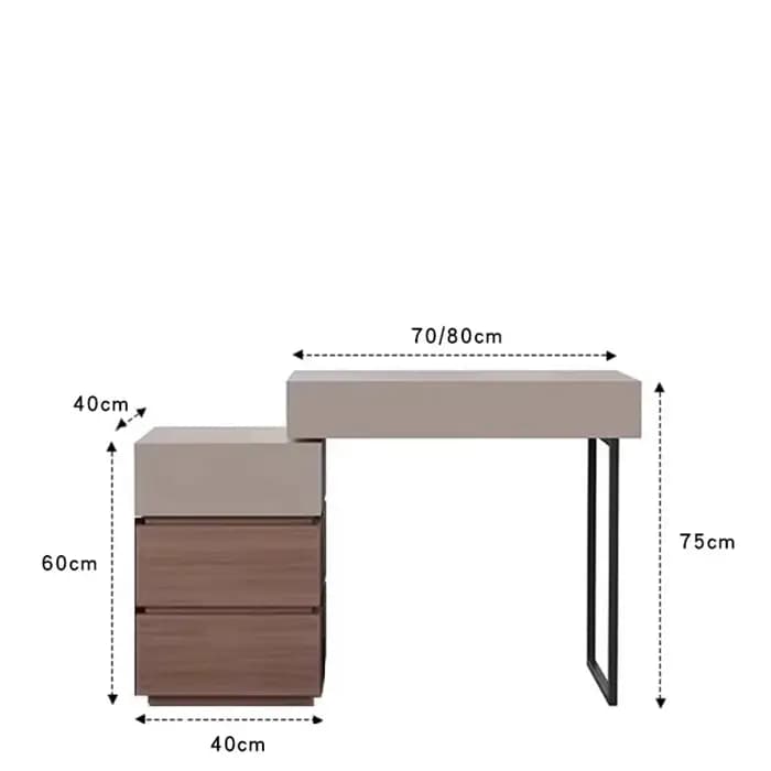 Coiffeuse De rangement italienne minimaliste bois confortable miroir Coiffeuse Design tiroir Meuble De Chambre meubles
